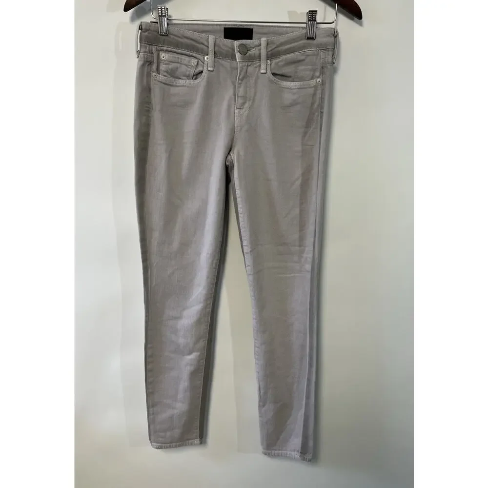 Vince Jeans Low Rise Skinny Gray‎ Stretch Women Sz 27 USA Quite Luxury 28x29